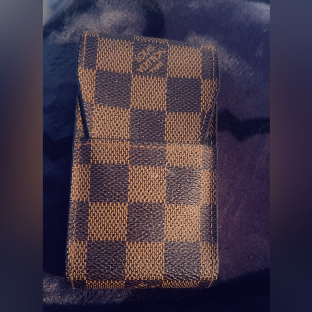 💯Auth Damier Ebene Case